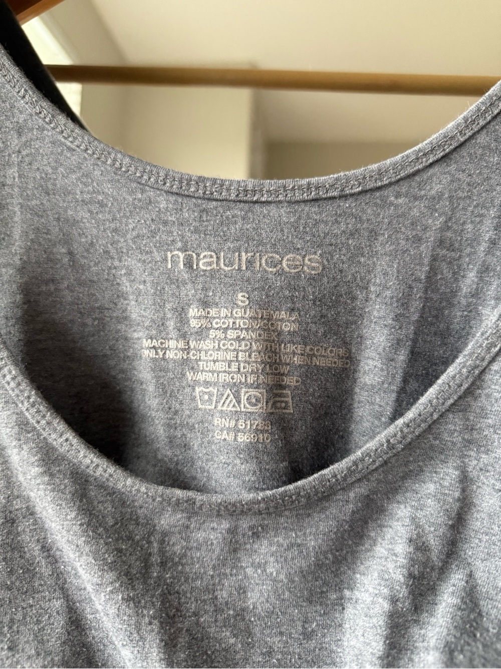Maurices Grey Tank Top - Small - Picture 3 of 4